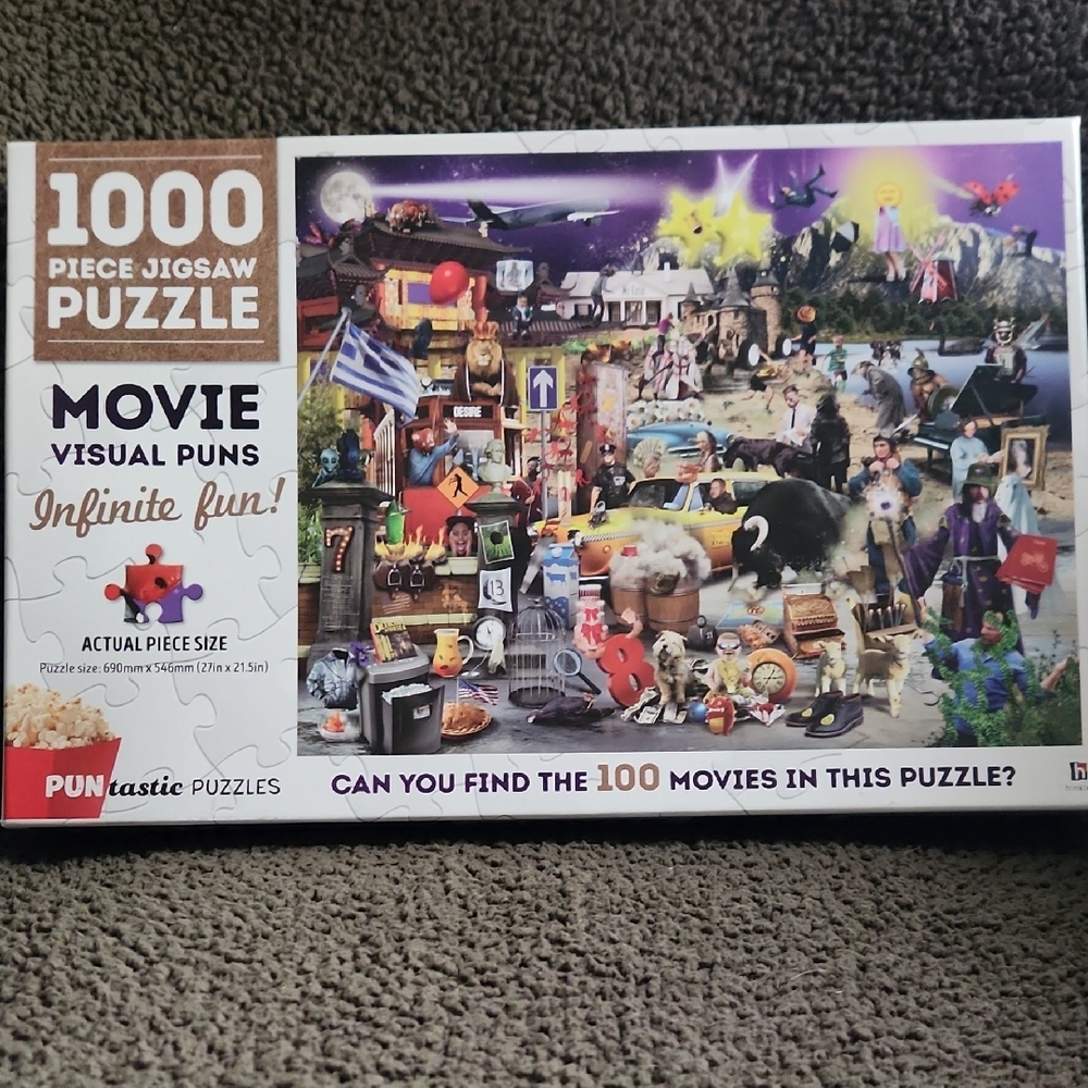 1000 Piece Movie Visual Puns Jigsaw Puzzle